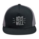 Biltwell Skully snapback cap grey/black