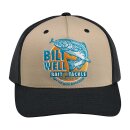 Biltwell Bait snapback cap black/beige/aqua