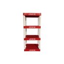 Lucas, oil 4-shelf display rack