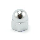 Colony, M12 x 1.25 acorn nuts, chrome. Low Crown