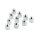 Colony, 5/16-24 acorn nuts chrome. High Crown