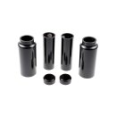 Gabel Cover kit schwarz glänzend 6 teilig für Harley Dyna Streetbob Fatbob 06-17