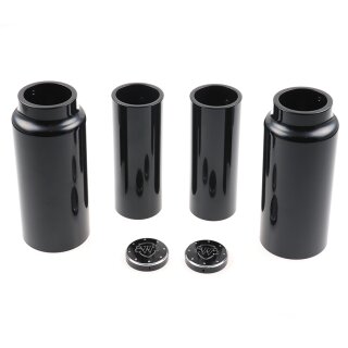 Gabelcover Kit 6 teilig schwarz für Harley FXBB Softail Street Bob 18-23