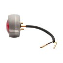 Rücklicht old school Motone Eldorado LED taillight Alu no bracket ECE
