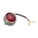 Rücklicht old school Motone Eldorado LED taillight Alu no bracket ECE