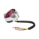 Motone Eldorado LED Custom Chopper Motorrad Rücklicht Alu poliert ECE