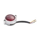 Motone Eldorado LED Custom Chopper Motorrad Rücklicht Alu poliert ECE