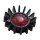 Motone, Big Fin LED taillight. Black, no bracket. ECE