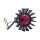 Motone, Big Fin LED taillight. Black, no bracket. ECE