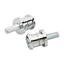 Biltwell solid Riser bushing Set chrom für Harley Dyna Softail Sportster FXR