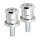Biltwell solid Riser bushing Set chrom für Harley Dyna Softail Sportster FXR