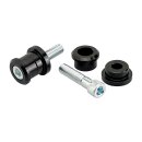 Biltwell, solid riser bushing set. Black