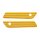Arlen Ness, saddlebag latch cover set. 10-Gauge, gold