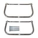 Longride saddlebag holder, chrome