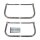 Longride saddlebag holder, chrome