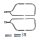 Longride saddlebag holder, chrome