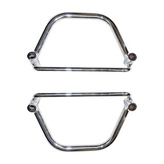 Longride saddlebag holder, chrome