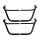 Longride saddlebag holder, chrome