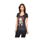 Von Dutch Ladies Rock T-shirt black