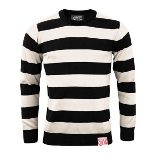 13-1/2 Outlaw sweater black/off schwarz weiß