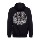 King Kerosin Mexican Rider zip hoodie black