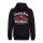 King Kerosin Red Baron zip hoodie black