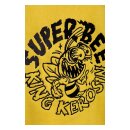 King Kerosin Super Bee Monster raglan zip hoodie black/yello