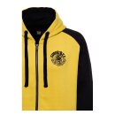 King Kerosin Super Bee Monster raglan zip hoodie black/yello