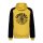 King Kerosin Super Bee Monster raglan zip hoodie black/yello