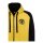 King Kerosin Super Bee Monster raglan zip hoodie black/yello