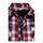 King Kerosin Garage Built checkered shirt antracite/white/re