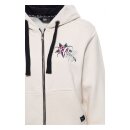 Queen Kerosin Queen Of The Road zip hoodie beige