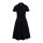 Queen Kerosin Swing worker dress black/rinsed wash