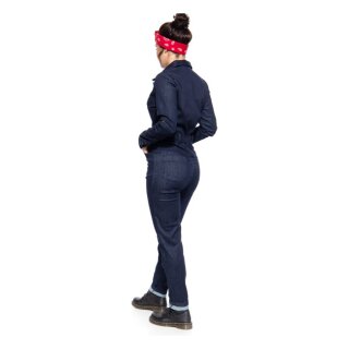 Queen Kerosin Western overall dark blue/rinsed wash