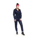 Queen Kerosin Western overall dark blue/rinsed wash