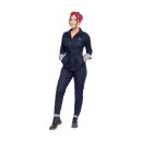 Queen Kerosin Speedway workwear overall dark blue/rinsed was