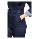 Queen Kerosin Speedway workwear overall dark blue/rinsed was
