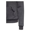 Queen Kerosin Racing Skull zip hoodie steel grey