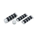 Kuryakyn, ISO grip covers for OEM heated grips. Chrome