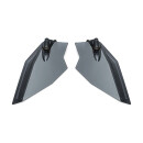 Kuryakyn, adjustable upper air deflectors. Dark smoke