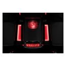 Kuryakyn, Tracer LED inserts for saddlebag supports. Black