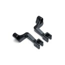Kuryakyn, passenger peg mounts. Gloss black