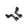 Kuryakyn, passenger peg mounts. Gloss black