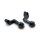 Kuryakyn, passenger board mounts. Gloss black