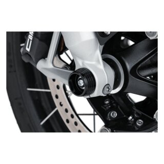 Kuryakyn, Lodestar front axle sliders. Black