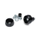 Kuryakyn, Lodestar front axle sliders. Black
