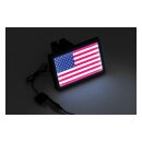 Kuryakyn Freedom flag LED receiver hitch cover black