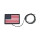 Kuryakyn Freedom flag LED light kit black