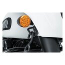 Kuryakyn, custom tie-down brackets front fork. Satin black