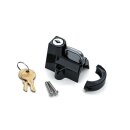 Kuryakyn, helmet lock. 22-32mm, gloss black